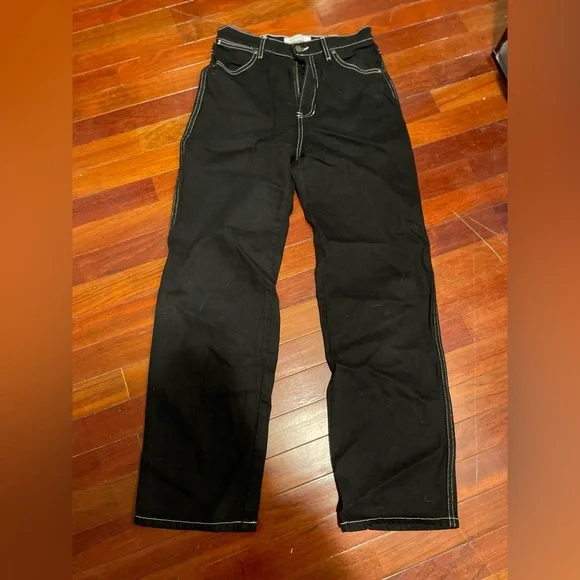 Reformation Dark Cowboy High Rise Straight Leg Jeans - Picture 2 of 7